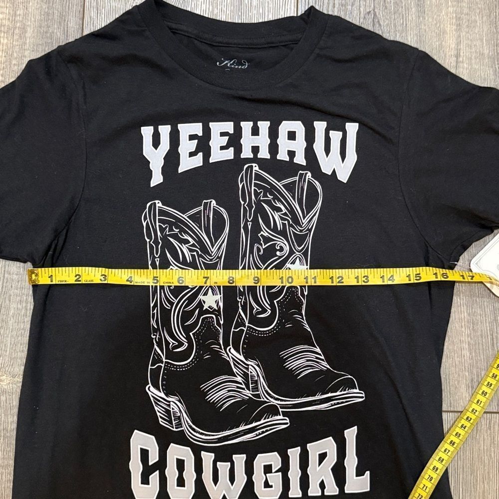 Kind Regards Tee with Yeehaw Cowgirl - Picture 5 of 5